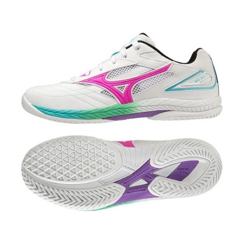 미즈노 웨이브 드라이브9 (화이트+핑크+민트)_이미지