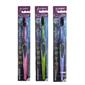 LG생활건강 페리오 슬림터치 흑진주 초극세모 칫솔 (40개)