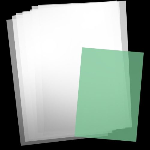 시온넷 매직페이퍼 슈링클 반투명 A4 20p + 야광 세트 혼합색상 1세트_이미지