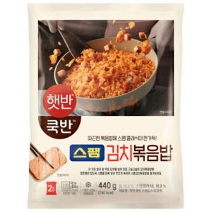 CJ제일제당 햇반 쿡반 스팸 김치 볶음밥 440g