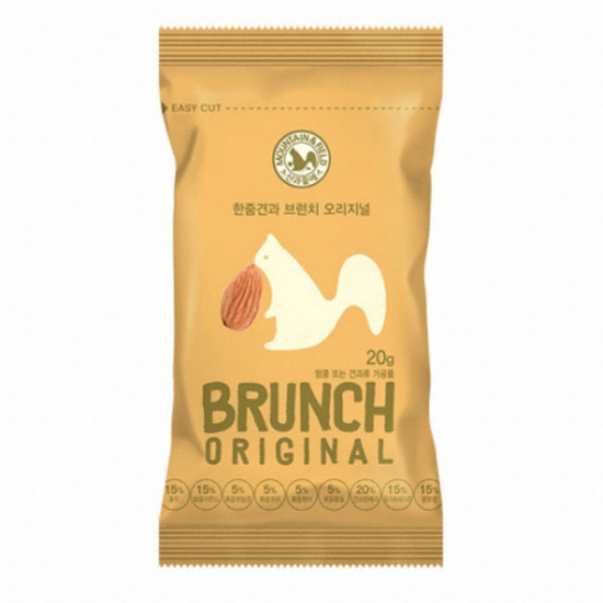 산과들에 한줌견과 브런치 오리지널 20g (1개)