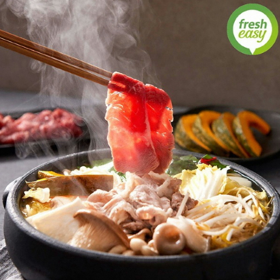 프레시지 소고기 샤브샤브 2인분 760g (1개)