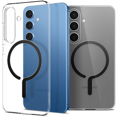 슈피겐 갤럭시S25 플러스 에어스킨 원탭 메탈링 맥핏 케이스