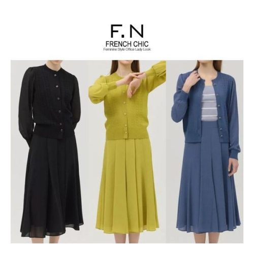 에프엔 F.N 로맨틱 가디건 스커트 셋업 S241 3124312_이미지