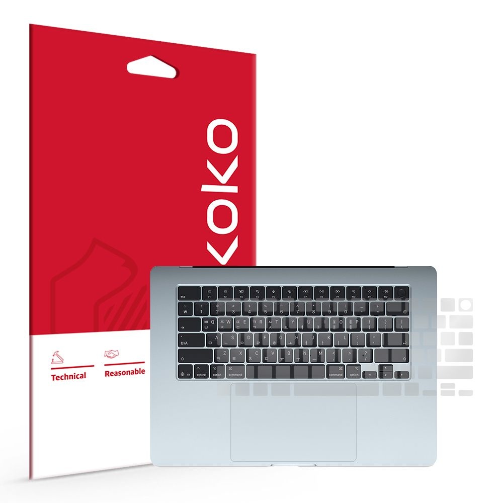 스코코 애플 2025 맥북에어15 M4 키보드 보호필름