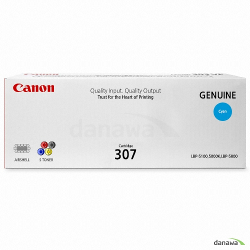Canon 정품 CRG-307C 파랑