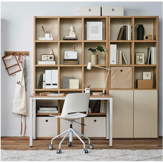 한샘 샘캔버스 5단 책장 (120cm, 업체설치)_이미지