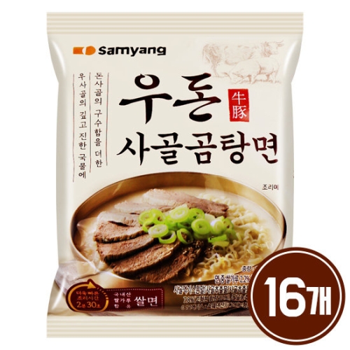 삼양식품 우돈 사골곰탕면 110g (16개)_이미지