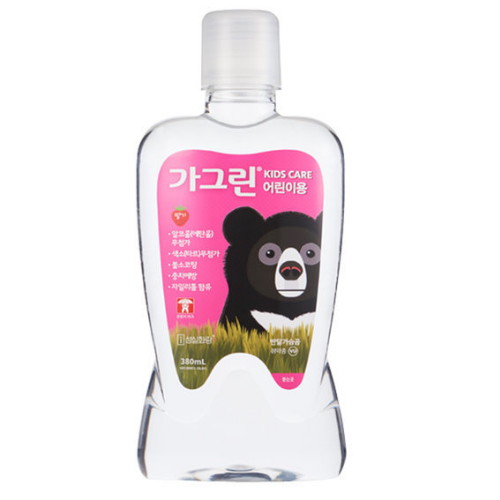 가그린 어린이용 딸기 380ml (1개)_이미지
