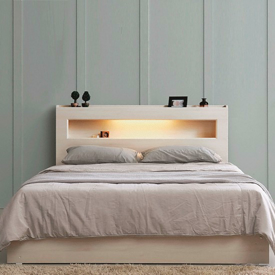 동서가구 안다르 수납 LED침대 Q (매트별도)_이미지