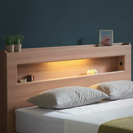 동서가구 안다르 수납 LED침대 Q (매트별도)_이미지