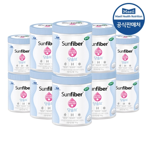 매일유업 셀렉스 썬화이버 당솔브 혈당케어 175g (10개)