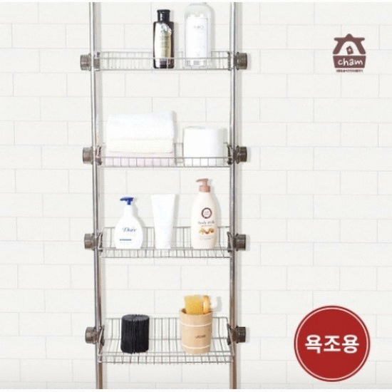 토마톰스 스텐 와이어 욕실선반 4단 400