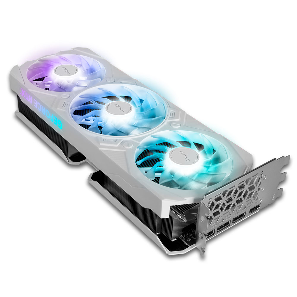 갤럭시 BOY 지포스 RTX 4070 Ti SUPER EX GAMER WHITE OC D6X 16GB_이미지