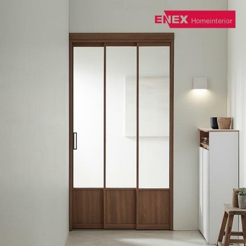 에넥스 베이스 우드랩핑 3연동 고시형 중문 (~1.3m)_이미지