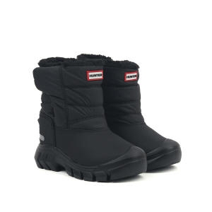  헌터(HUNTER) 키즈 인트레피드 스노우 부츠 (HTKCE4INT011BLK)