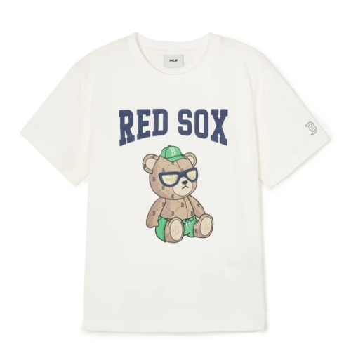 MLB MLB키즈 메가베어 모노그램 반팔티셔츠 (7ATSC054343CRS)