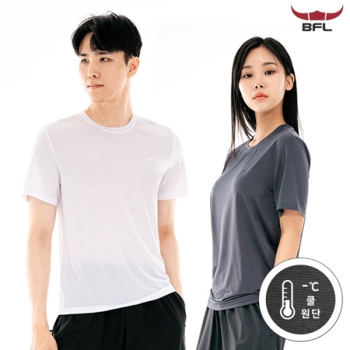 텐제로 BFL 남녀공용 여름 더위순삭 아이스쿨 고스판 반팔티셔츠 S24T-201M_이미지