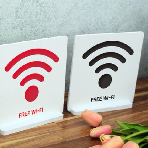 꾸밈 스탠드액자2P_프리와이파이존-꾸밈