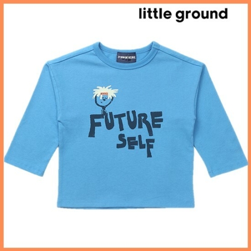 리틀그라운드 8 데님인더박스 74A11-330-02 마이셀프레터링티셔츠/아동티셔츠 긴팔티 데일리 선물