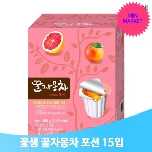 고려 간식 자몽 꿀차 15개 과육 허니 드레싱 음료 에이드 디저트 식당 후식 마트_이미지