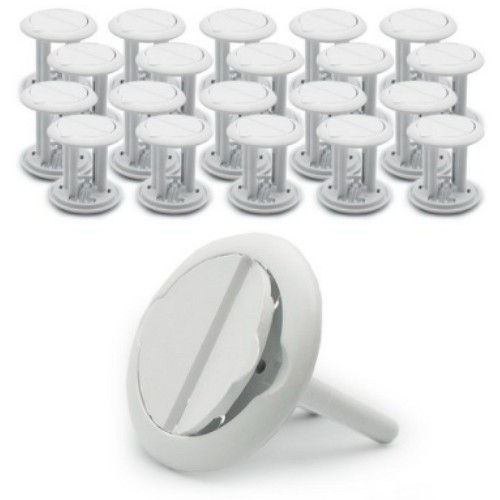 티엔씨 TNC 멀티탭 콘센트 안전마개 화이트 (40개)_이미지