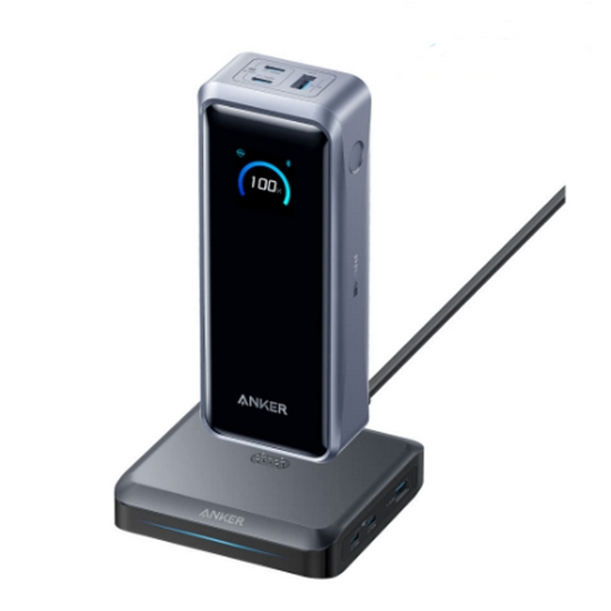 ANKER 220W 프라임 파워뱅크 보조배터리 A110B 20100mAh+충전 스테이션 150W A1903_이미지