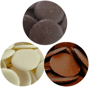 이데아푸드 초콜릿200g/수제초콜릿 DIY 초코 발렌타인/다크/화이트/밀크/만들기_이미지