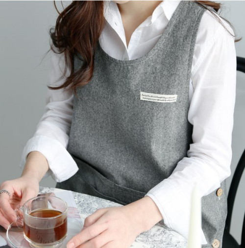 모던 원피스 어린이집 앞치마