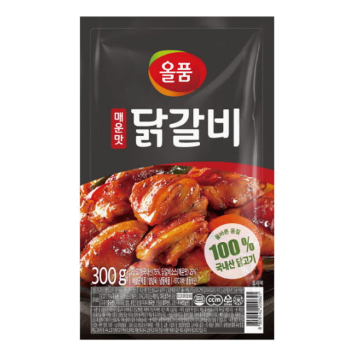 올품 매운맛 닭갈비 300g (6개)