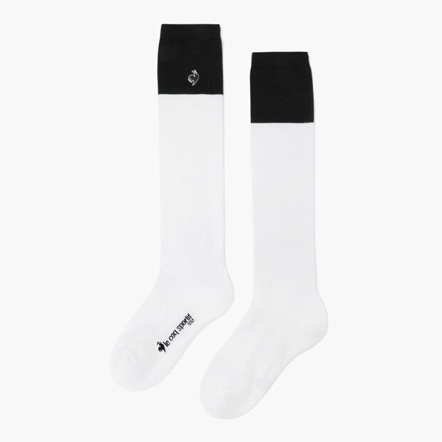 르꼬끄골프 냉감 컬러 블럭 니삭스 BLCK GR122LKS33_이미지