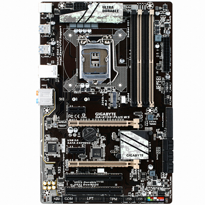 GIGABYTE GA-X150-PLUS WS 듀러블에디션 피씨디렉트_이미지