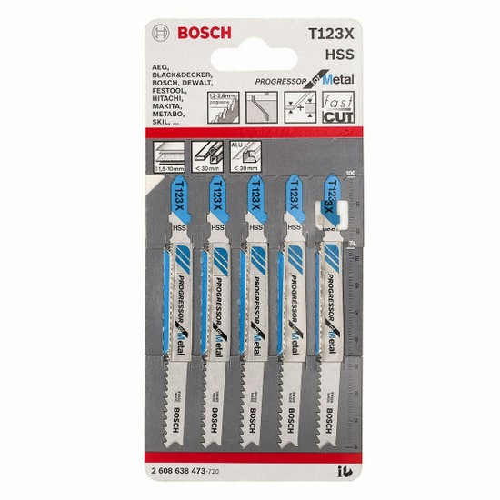 보쉬 철재용 직소날 T-123X (5개)_이미지