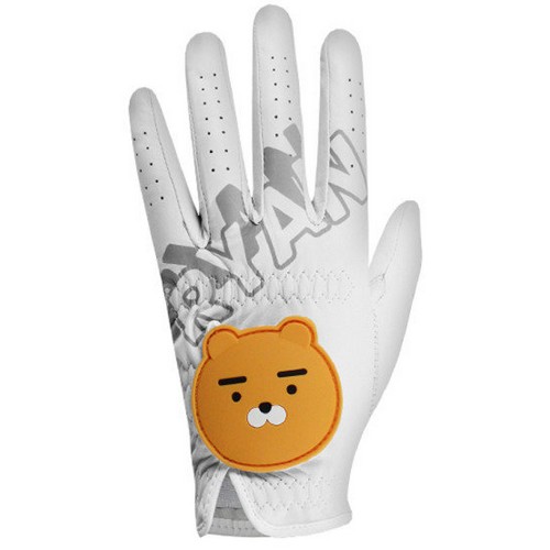 카카오프렌즈 라이언 양피 골프장갑