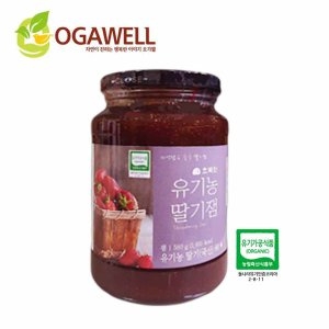 초록원 초록원 유기농 딸기잼580g 국내산 유기농딸기100%_이미지