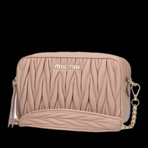 MIU MIU 5BH118OOMN88 F0770 여자 Matelasse 숄더백