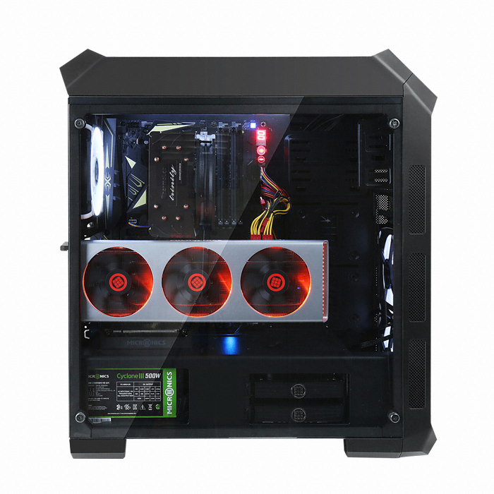 마이크로닉스 Master M400 아크릴X강화유리_이미지