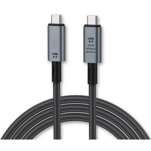 엠비에프 썬더볼트4 40Gbps PD C to C타입 240W 케이블 MBF-U40-10 (1m)