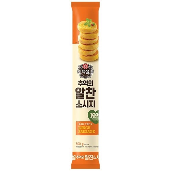 CJ제일제당 백설 추억의 알찬 소시지 500g (1개)