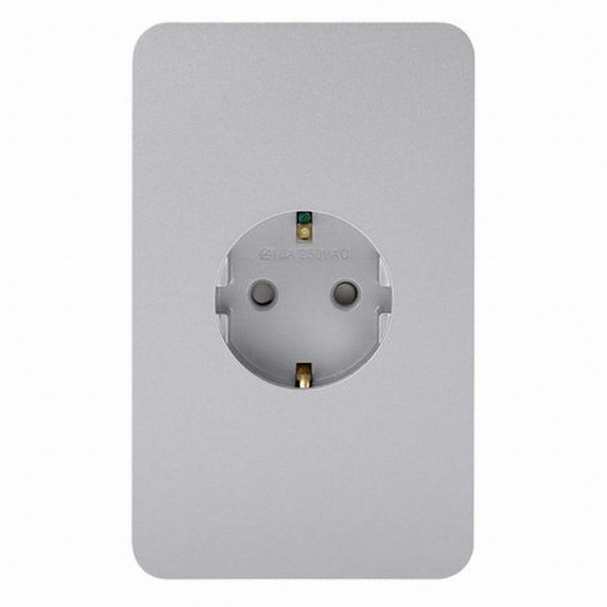 제일전기공업 디아트 단로 1구 콘센트 실버_이미지