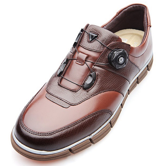 보닌 오솔라이트 콤비 배색 다이얼 캐주얼 웰트화 YG007DBR_이미지