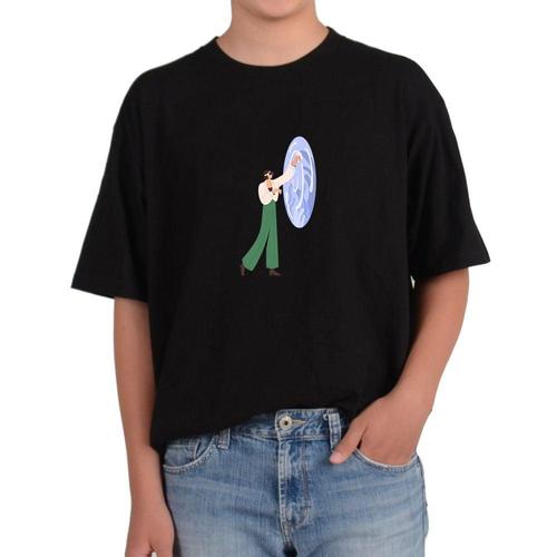 반팔 USA핏 가상현실세계 VR 체험그림 다양한색상 전사이즈 WFKQ0MV