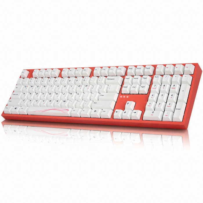 COX CARAVEL108 체리 교체축 염료승화 PBT 리빙코랄 (저소음 적축)