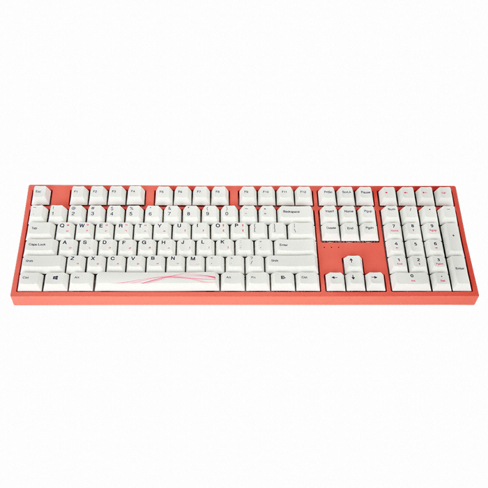 COX CARAVEL108 체리 교체축 염료승화 PBT 리빙코랄 (저소음 적축)_이미지