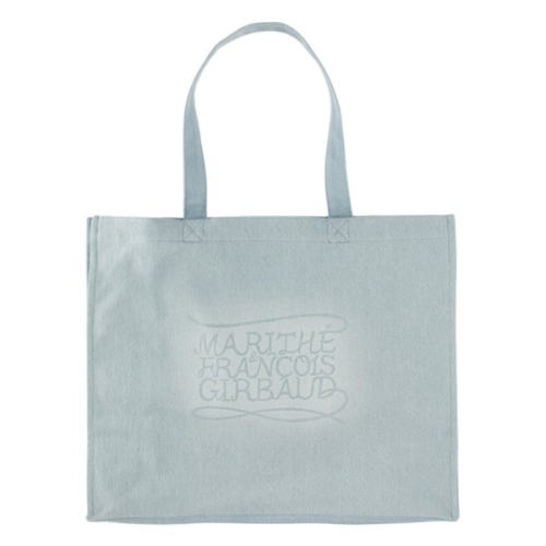 마리떼 드로잉 클래식 로고 데님 에코백 MFG46SBG202LBL