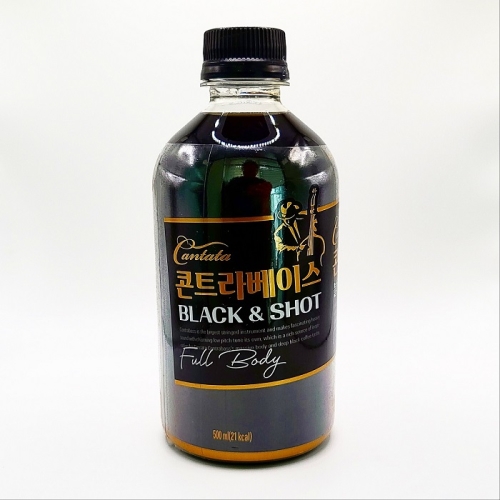 롯데칠성음료 칸타타 콘트라베이스 블랙앤샷 500ml (12개)_이미지