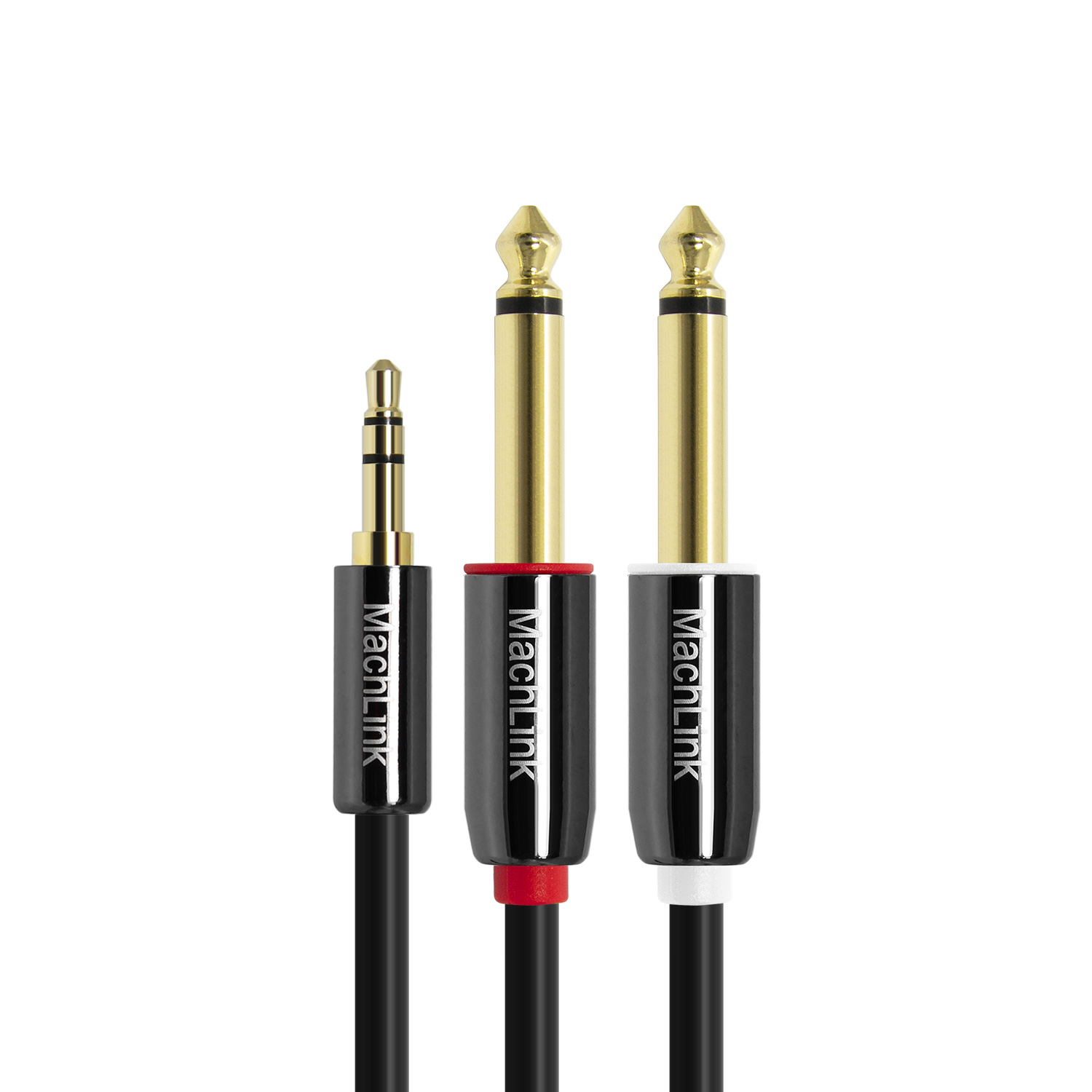 마하링크 3극 3.5mm 스테레오 to 5.5 모노 Y형 변환 케이블 (ML-SY6200, 20m)_이미지