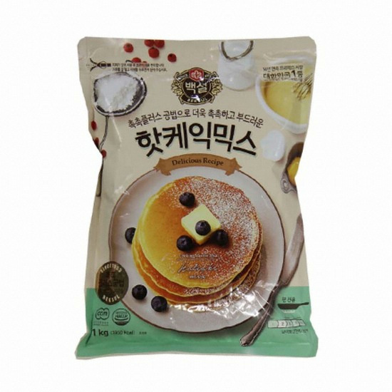 CJ제일제당 백설 핫케익믹스 1kg (10개)