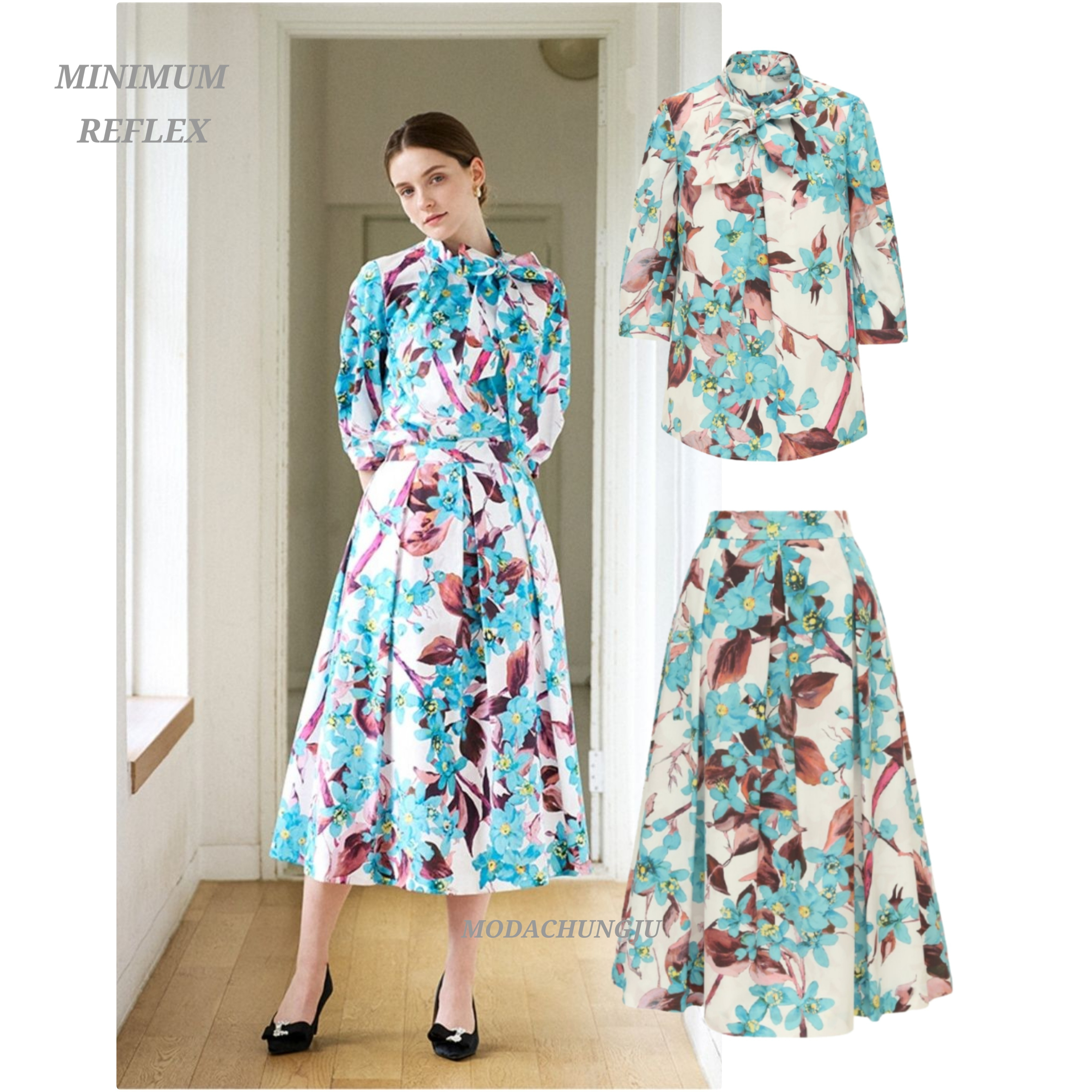 미니멈 MD 블라우스 스커트 셋트 MD MZCAWB8050S8060