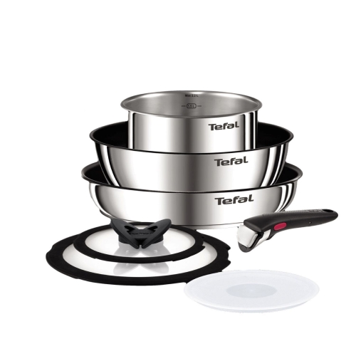 테팔 매직핸즈 뉴이모션 7종 (팬28+궁중26+냄비18+유리뚜껑18,26+플라스틱뚜껑18+분리형손잡이)_이미지